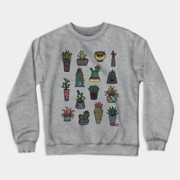 My Succulent Collection Crewneck Sweatshirt by zenspiredesigns01